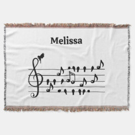 Cobertor Livre como pássaro, pássaros cantores atuando como