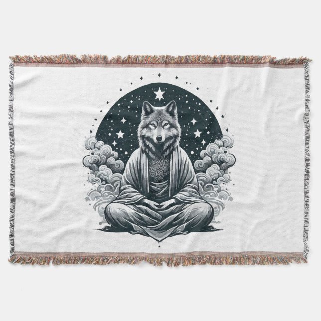 Cobertor Lobo Consciente (Frente)