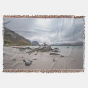 Cobertor Lofoten Ramberg Beach