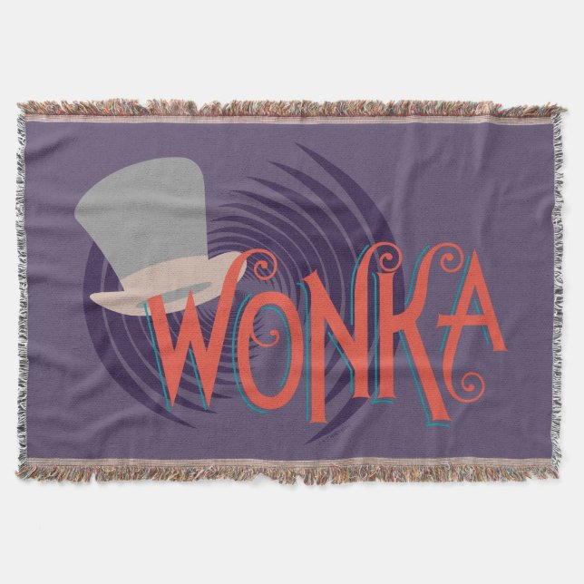 Cobertor Logotipo espiral Wonka (Frente)
