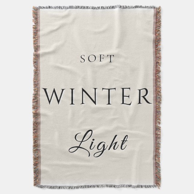 Cobertor Luz de inverno suave (Frente Vertical)