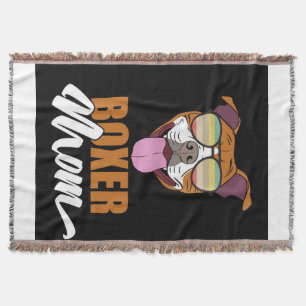 Cobertor Mãe do Boxer  Personalizado Para Minha Mãe