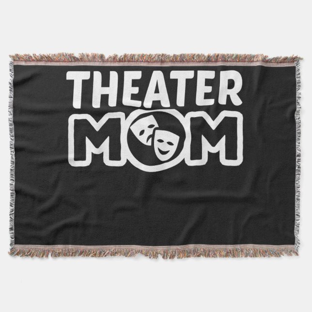 Cobertor Mãe do Teatro | Lover de teatro em exercício (Frente)
