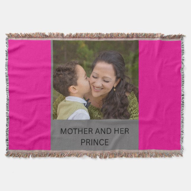 COBERTOR MÃE E SEU PRÍNCIPE  (Frente)