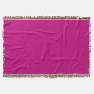 Cobertor Magenta (cor sólida)