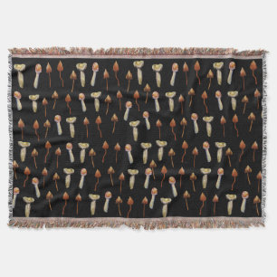 Cobertor Magia Cogumelos Aquarela