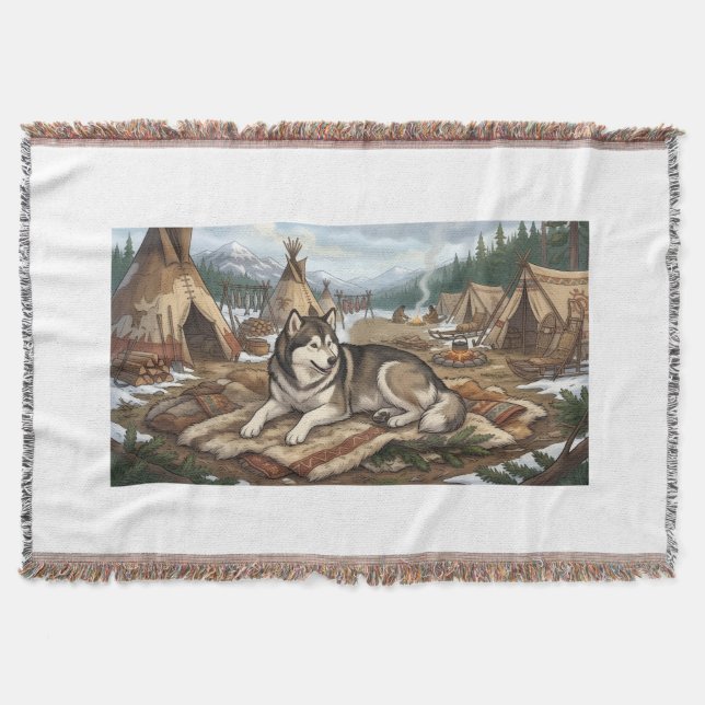 Cobertor Malamute Nativo   (Frente)