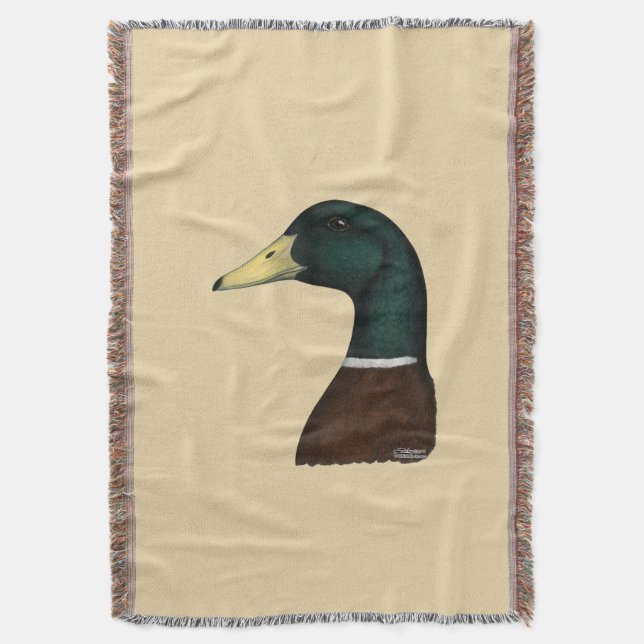 Cobertor Mallard Drake Head (Frente Vertical)