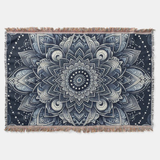 Cobertor Mandala Índigo