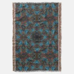 Cobertor Mandala Rosette Boho Bohemian Style Dandy Pattern