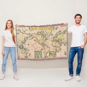 Cobertor Mapa de grandes aventuras