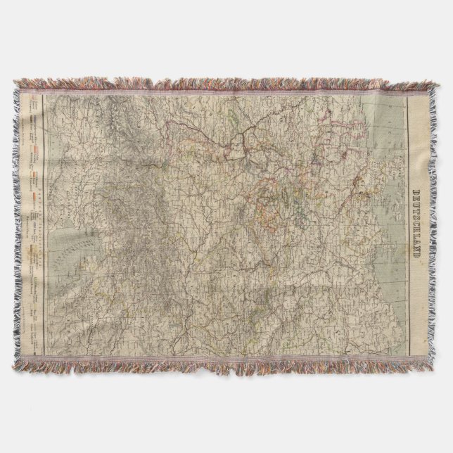 Cobertor Mapa do atlas de Alemanha (Frente)