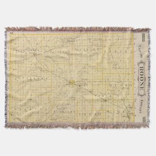 Cobertor Mapa do Condado de Boone