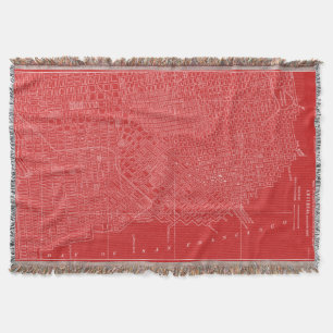 Cobertor Mapa gráfico de São Francisco