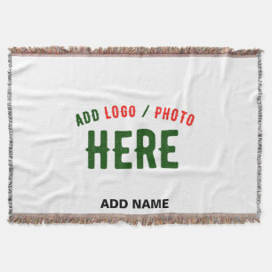 COBERTOR MARCA VERIFICADA BRANCA PERSONALIZÁVEL MODERNA