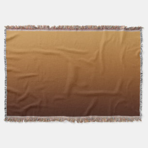 Cobertor Marrom Dourado Chocolate Cores Quentes