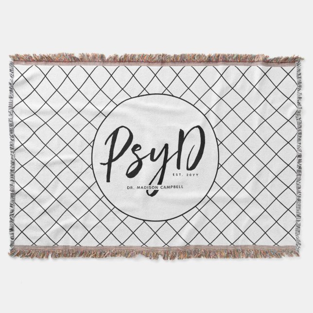 Cobertor Médico de PsyD Personalizado (Frente)