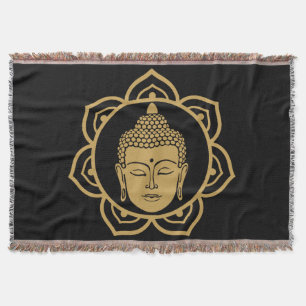 Cobertor Meditação de Cabeça de Buda
