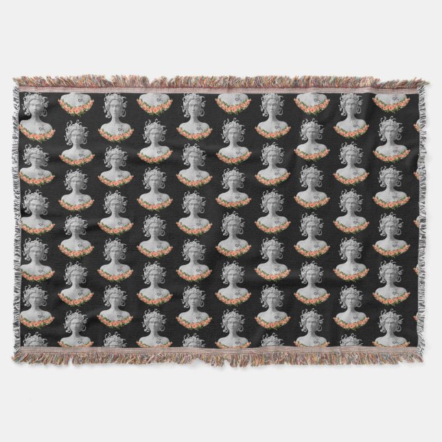 Cobertor Medusa Gorgon Mitologia Grega (Frente)