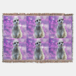 Cobertor Meerkat,_Glitter_Ball,_Throw_Blanket