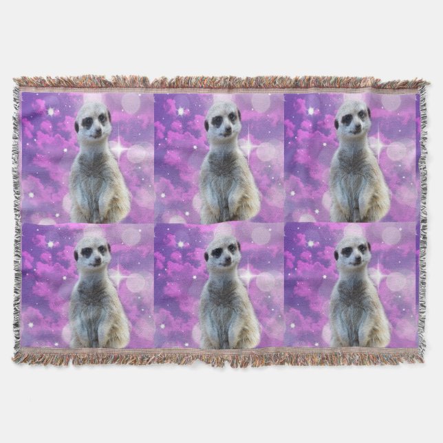 Cobertor Meerkat,_Glitter_Ball,_Throw_Blanket (Frente)
