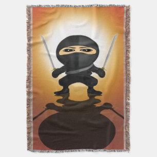 Cobertor Menino Ninja Fofo Anime Gamer Tapete de Mouse Kata