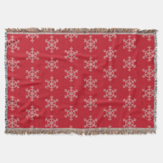 Cobertor Merry Christmas Elegant Snowflake Holiday Winter