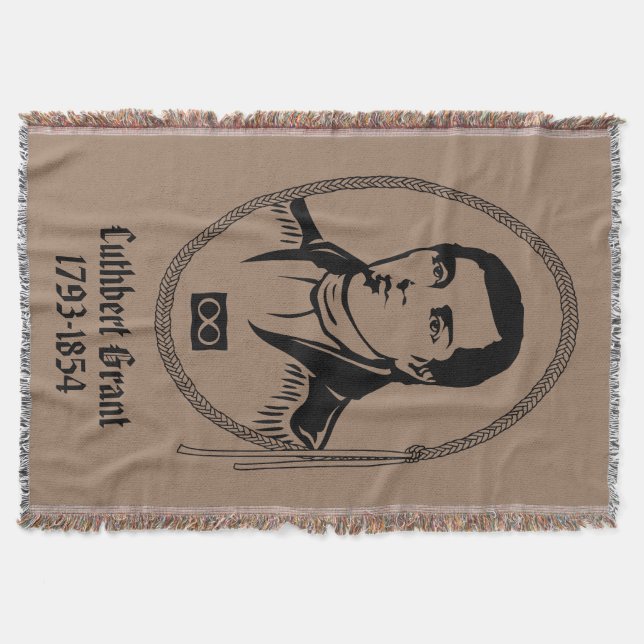 Cobertor Metis Hero Blanket Cuthbert Grant Blankets (Frente)