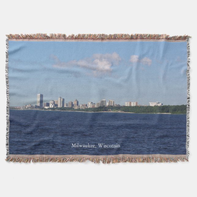 Cobertor Milwaukee Blanket tecido Skyline (Frente)