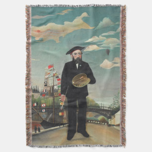 Cobertor Minha Paisagem de Retrato 1890, Henri Rousseau