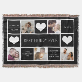 Cobertor Minimalista da melhor colagem de fotos do Hubby Ev