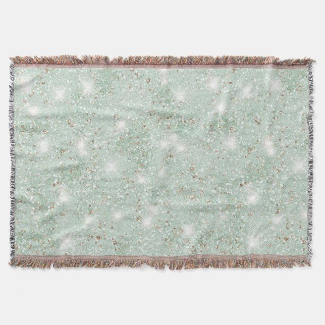 Cobertor Mint Glitter (Frente)
