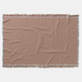 Cobertor Mocha Mousse Brown Solid Color