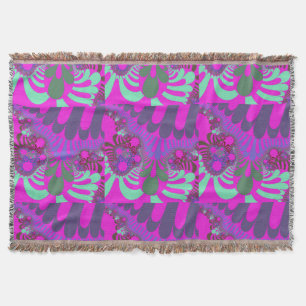 Cobertor Mod rosa e lacrimogênio