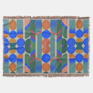 Cobertor Modern Colorful Shapes