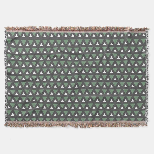 Cobertor  Modern Geometric pattern throw blanket  (Frente)