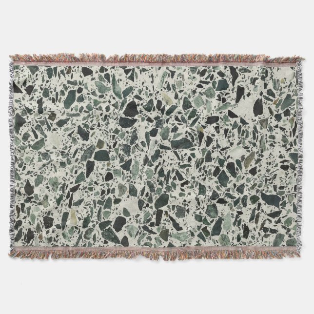 Cobertor Modern Green Terrazzo (Frente)
