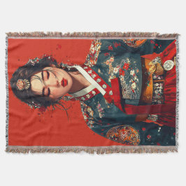 Cobertor Moderno de Retrato Hanbok