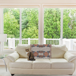 Cobertor Moderno Taupe Denim e Feira