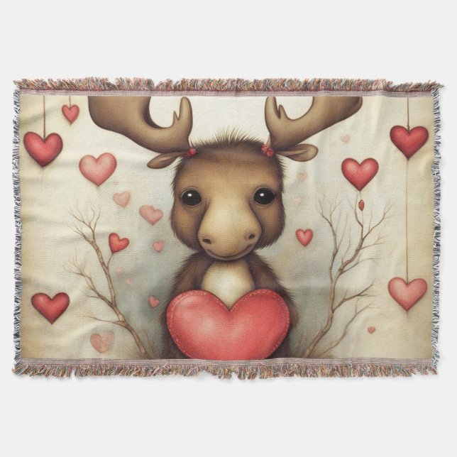 Cobertor Moose Love 1 (Frente)