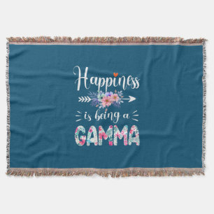 Cobertor Mother Art Happiness Is Being A Gamma Birthday