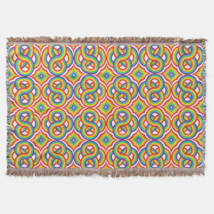 Cobertor Motifs Simples Coloridos Modernos