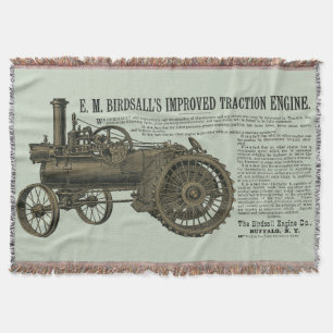 Cobertor Motor de tração a vapor de Birdsall 1889 com Faz