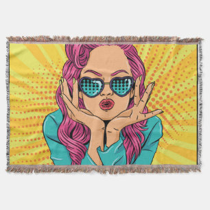 Cobertor Mulher retrora