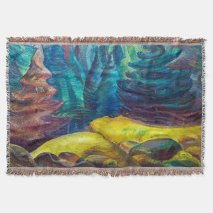 Cobertor Musgo Amarelo   Emily Carr  