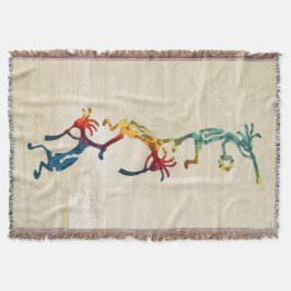 Cobertor Músico KOKOPELLI acrobatas + suas ideias