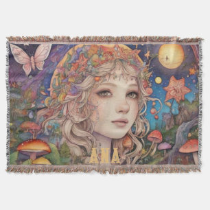 Cobertor Mystical Fantasy Girl