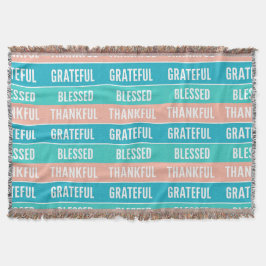 Cobertor Na moda abençoado, Grata Ação de Graças