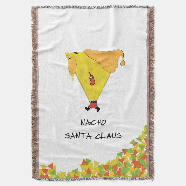Cobertor Nacho Santa com Chips (Frente Vertical)