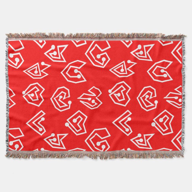 Cobertor Namorados Branco Mazes (Frente)